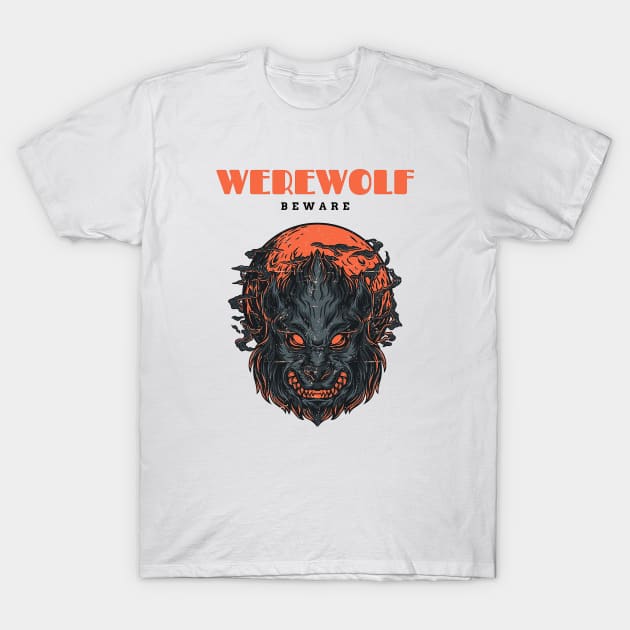 American Werewolf in London Horror T-Shirt by WikiDikoShop